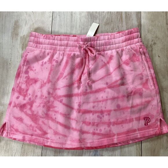 New With Tags Victoria Secret Small Pink Tie‎ Dye Skirt With Pockets - Picture 1 of 5